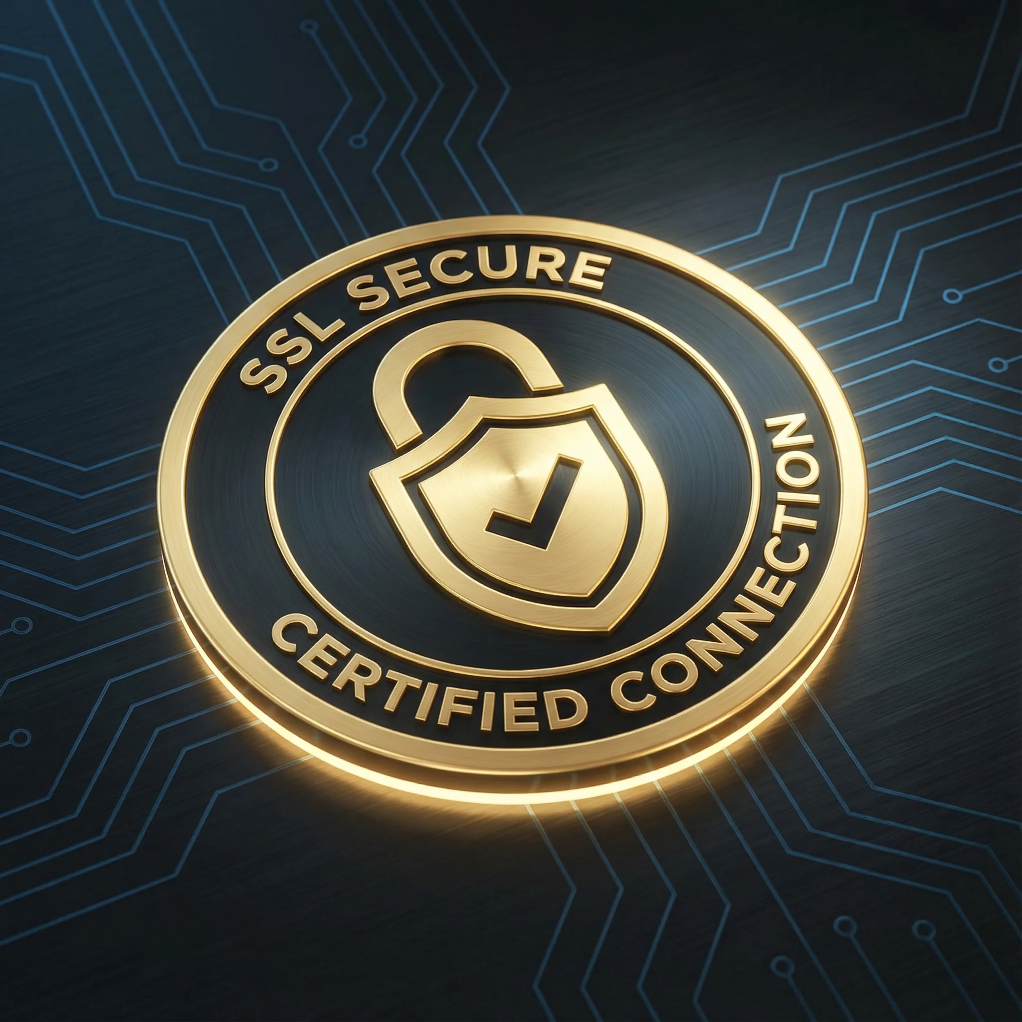 Certificado de conexión segura SSL para protección de datos